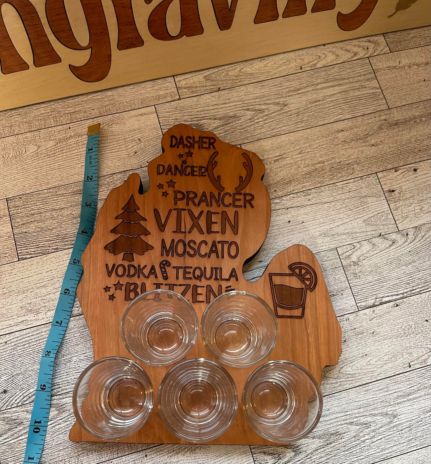 Custom Engraved shot boards