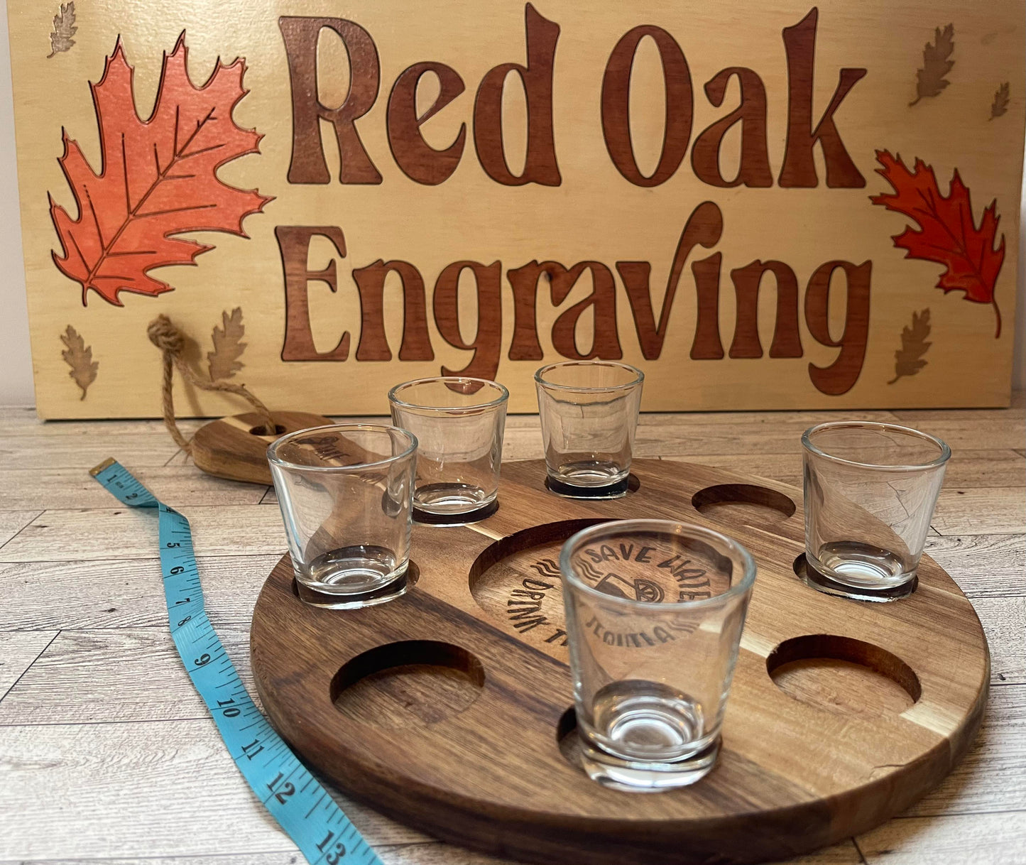 Custom Engraved shot boards