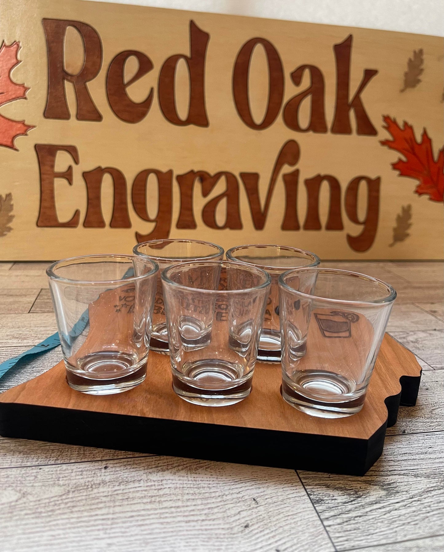 Custom Engraved shot boards