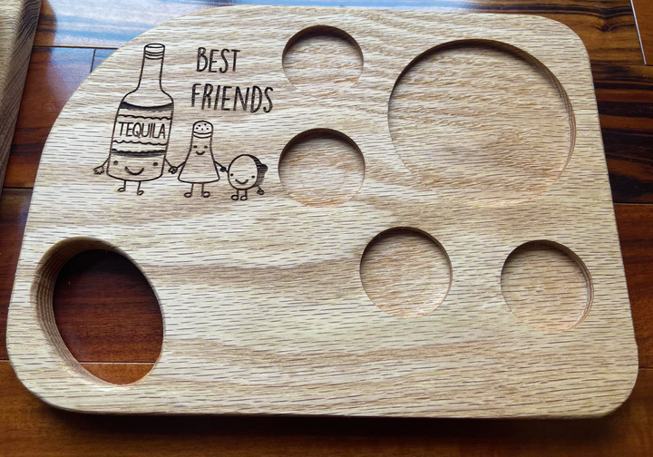 Best friends tequila board