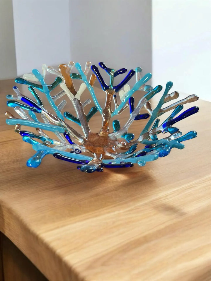 Fused glass bowl