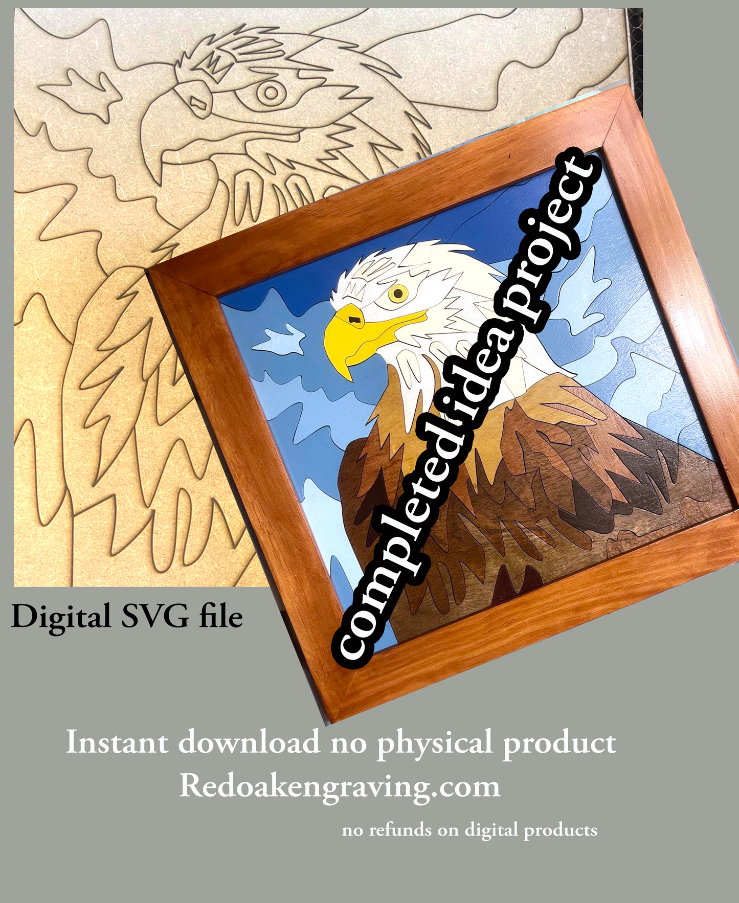 Eagle - digital cut file SVG