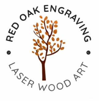 Red Oak Engraving