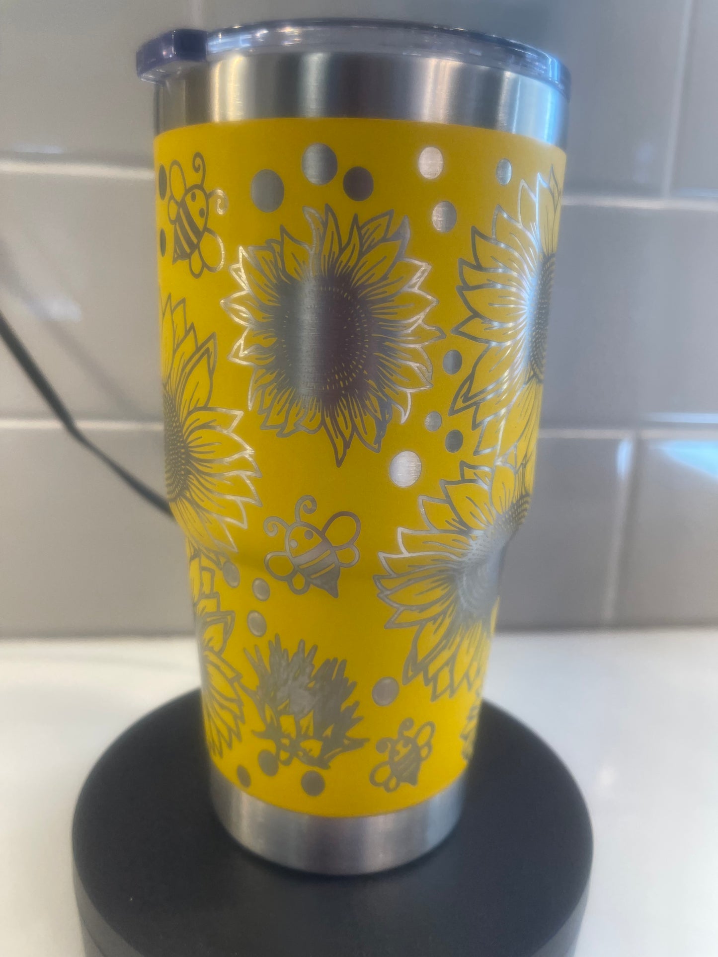 Sunflower Tumbler 20oz digital SVG file